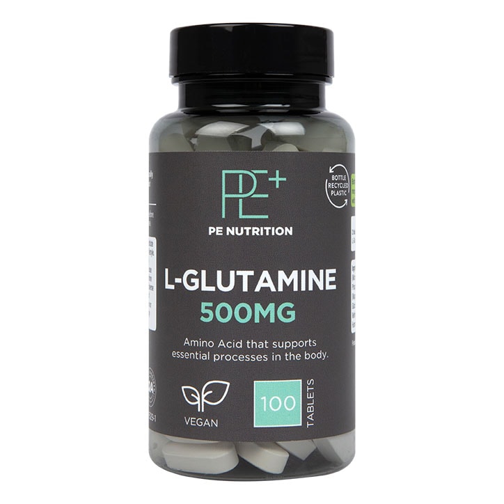 PE Nutrition L-Glutamine 500mg 100 Tablets